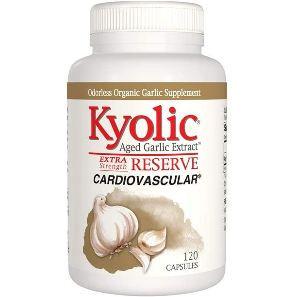 Kyolic Aged Garlic Extract Cardiovascular Extra Strength Reserve 120 Capsules