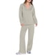 thumbnail image 2 of Conjuntos de Dos Piezas para Mujer, Moda de Otoño 2025, Pantalones Anchos, Conjunto de Estar por Casa, para Viajes y Vacaciones. Caqui M, 2 of 9