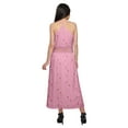 thumbnail image 5 of Moomaya Printed Sleeveless Adjustable Spaghetti Strap Long Dress For Women, 5 of 6