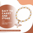 thumbnail image 6 of Angel Wing Bracelet Favor with Organza Bags Acrylic Baptism for Boy and Girl Communion Birthday Wedding, 6 of 9
