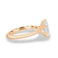 thumbnail image 5 of ESTE ORIGIN 1.50Ct Marquise Lab-Grown Diamond Trilogy Ring with Hidden Halo & Pear Accents&nbsp; in 18K Rose Gold for Women, 5 of 8