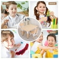 thumbnail image 4 of Unicoo Kids Table and Chair Set, Adjustable Height Toddler Table with 2 Chairs, Rounded Edges, Easy-to-Wipe, 4 of 7