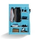 thumbnail image 2 of Closet Armable Ropero Pequeño Organizador Para Ropa Portatil Color Azul Claro, 2 of 11