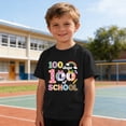 thumbnail image 6 of Boys 100 Days of School Shirt, 100th Day T-Shirt, 100% Cotton Short Sleeve Graphic Tee for Kids Boys Ages 4-10 (Black),Size 5 T, 6 of 9