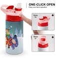 thumbnail image 4 of Kids Water Bottle with Straw - Winnie The Pooh 16.9 Oz Stainless Steel Vacuum Insulated Water Bottle for Boys Girls, 4 of 7