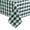 Forest Green and White, variant on Odenmar Square Tablecloth 60x60 Inch, Aqua and White Gingham Plaid Waterproof Table Cover, Polyester Checkered Tablecloth for Indoor Outdoor Dining, Picnic, BBQ, Party