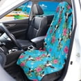 thumbnail image 3 of XYZCANDO 1 Pack Car Seat Towel Cover Waterproof Universal, Compatible with Truck Seat Seat Covers & Liner Front Seat Terry Cloth Car Seat Covers(Cow and Floral Pattern), 3 of 7