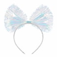 thumbnail image 3 of Iridescent Bow Headband, Bright Party Accessory for Parties and Events, by Way To Celebrate, 3 of 6