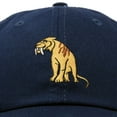 thumbnail image 2 of DALIX Sabertooth Tiger Kids Hat Boys Girls Baseball Cap in Navy Blue, 2 of 5