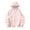 Pink, variant on hotojiny Men's Hooded Jackets Solid Color Sun Protection Long Sleeve Fishing Shirts Zip up Windbreaker Athletic Coat Streetwear
