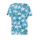 thumbnail image 4 of Tops Cortos para las Mujeres, Impreso Manga Corta V-Cuello Botón Arriba Blusa de Moda para el Hogar Y el Uso Diario, 4 of 8