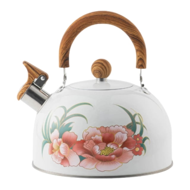 Tetera silbante con mango anticalor, utensilios de cocina de estilo chino, tetera para café, té, para el hogar, cocina, viajes y uso doméstico.