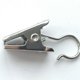 thumbnail image 1 of Stainless Steel Curtain Clips Metal Hanging Hooks for Curtain Photos Home Decoration Pack of 50 Silver 35mm, 1 of 3