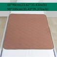 thumbnail image 1 of YOPTOP 1pc Large Size Plus Washable Nursing Pad - Reusable Underpads for Incontinence Care - Non-Slip Waterproof Bed Mat Protector with Easy Cleaning Design for Elderly and Adults,Coffee color, 1 of 6