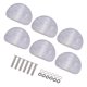 thumbnail image 1 of 6 Pcs White Pearl Guitar Tuning Pegs Keys Button Tuners Machine Heads Premium Tuning Key Button Cap, 1 of 5