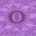 thumbnail image 1 of Ahgly Company Indoor Square Patterned Heliotrope Purple Area Rugs, 7' Square, 1 of 6