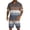 Grey, variant on Migroa Men's 2 Piece Outfits Beach Matching Sets Print Striped Button up Short Sleeve Shirt And Drawstring Shorts Summer Beach Sets Blackish Green L