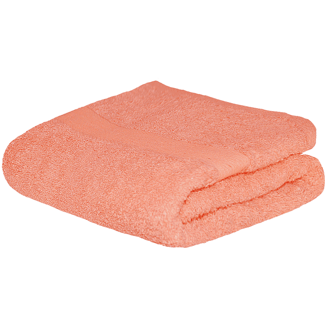 Toalla Baño Completo colores varios, 150x80cm - 620gr Suave Y Absorbente- Cenefa Bordada - NARANJA 3