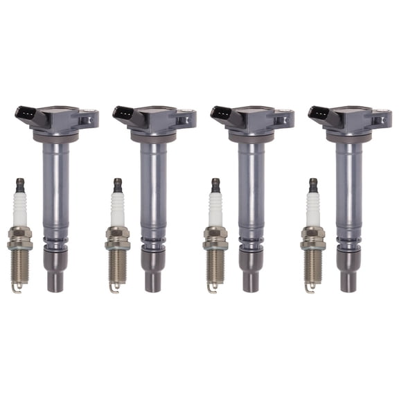Set of 4 ISA Ignition Coil & 4 Iridium Spark Plug for 2006-2017 Lexus LS460 IS350 IS250 GS350 LS600h V6 V8 2.5L 3.0L 3.5L 4.6L 5.0L Replacement For UF507,UF587,UF630