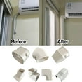 Conceal and Protect Ac Wiring with White Pvc Line Cover Easy
