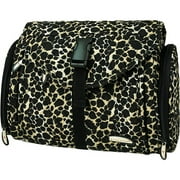 Hanging Toiletry Kit, Quilted Microfiber Leopard