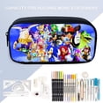 thumbnail image 3 of Estuche para lápices de anime, estuche para lápices de dibujos animados con cremallera, estuche organizador para lápices para niños y niñas, 3 of 8