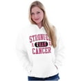 thumbnail image 3 of Breast Cancer Stronger Than Cancer Hoodie Sweatshirt Women Brisco Brands M, 3 of 6