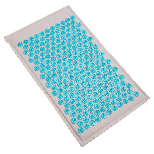 Estera de Yoga de masaje de Palma de coco de lino natural, estera de almohada deportiva con bolsa, cojín de acupresión con punta de loto Tan Jianjun unisex