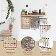 thumbnail image 2 of Organizador colgante para joyas SOLIMINTR, soporte de pared con estante, 2 of 8