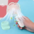 thumbnail image 2 of XGFHYJEH Hand Held Fan, Mini Fan Handheld, Hand Held Fan Rechargeable, Portable Folding Hand Held Cooling Fan, 2 of 6