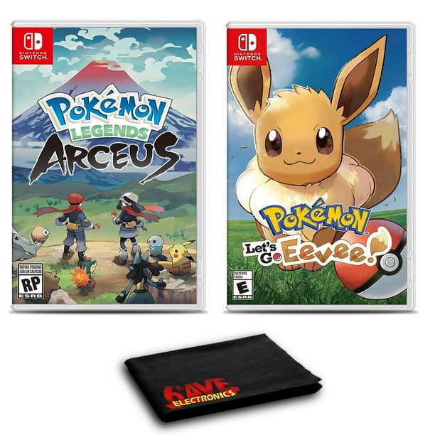 Pokemon Legends Arceus And Pokemon Let S Go Eevee Nintendo Switch 18 Walmart Com