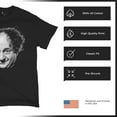 thumbnail image 6 of Larry The Three Stooges T-shirt American Legends Moe Howard Curly Shemp 3 Wise Guys Retro Classic Trio Men's Tee, 6 of 7