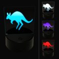 thumbnail image 1 of Leaping Red Kangaroo Silhouette Australian Marsupial LED Night Light Sign 3D Illusion Desk Nightstand Lamp, 1 of 6