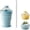 B, variant on 2-in-1 Collapsible Silicone Ice Ball Maker Cup – Reusable Portable Ice Sphere Mold with Straw & Lid, Easy Demolding, Leakproof Travel Tumbler for Coffee, Juice, Whiskey