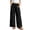 Black, variant on Kids Boys Girls Elastic Waist Straight Leg Pants, Loose Fit Solid Color Lightweight Summer Cargo Pants for 4-15 Years Old, Casual Daily Wear Purple 14 Years