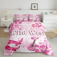 thumbnail image 2 of Erosebridal Guitar Boots Bedding Sets Full with Comforter,Disco Ball Duvet Insert,Western Theme Comforter Sets Full Size,Microfiber Music Room Decorative,Reversible,3pcs, 2 of 8