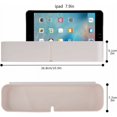 thumbnail image 3 of White Self-Adhesive Wall-Mounted Bedside Shelf Organizer Storage Box for Headphone Remote Controls Glasses Cell Phones Home Office Wall-Mounted Storage Box Organizer, 3 of 5