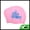 Pink, variant on Unique Bargains Floral Pattern Swim Cap 1Pc Black