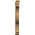 thumbnail image 2 of Ekena Millwork 3 1/2"W x 28"D x 36"H Funston Traditional Smooth Bracket, Western Red Cedar, 2 of 13