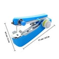 thumbnail image 2 of WHAMVOX 4Pcs Red Mini Handheld Sewing Machine for DIY Projects and Textiles, 2 of 8