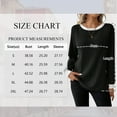 thumbnail image 2 of SHIBEVER Long Sleeve Shirts for Women Fall Womens Tops Crew Neck Shirts for Women Lightweight Pullover Basic Tunic Winter Clothes Black XL, 2 of 8