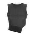 thumbnail image 5 of Mittory Women's Plus Size Sparkle Tank Tops Sequin Mock Neck Sleeveless Party T-Shirt Clubwear, 5 of 7