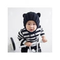thumbnail image 3 of Cute Cartoon Bear Baby Hat Winter Warm Knitted Kids Infant Beanie Bonnet, 3 of 5