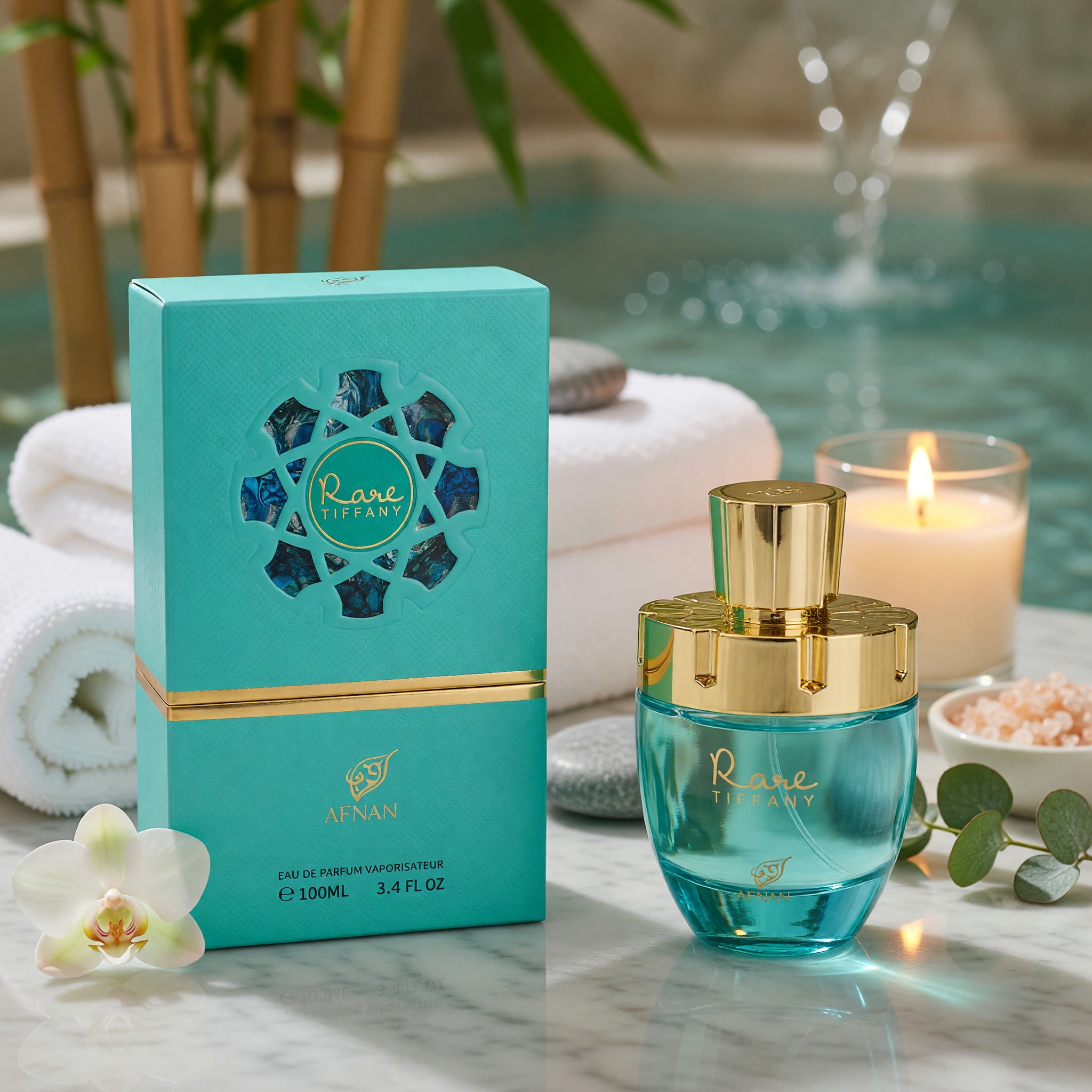 Afnan Rare Tiffany 3.4 oz EDP Spray for Women, Floral Parfum