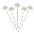 thumbnail image 3 of MasteelfCA 5 Pcs Rattan Reed Sticks Straight Natural Fragrance Reed Diffuser Aroma Oil Diffuser Rattan Sticks with Flower Shape Head Decor (Ivory), 3 of 8