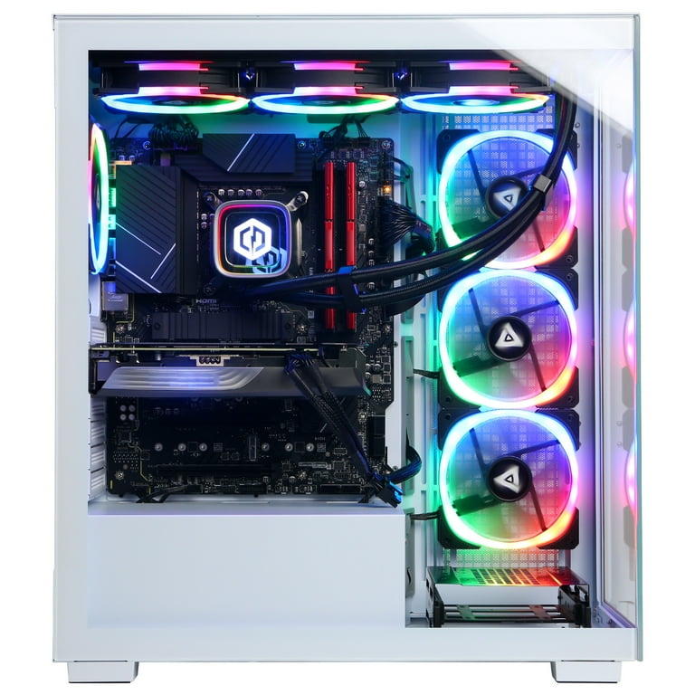CyberPowerPC Gamer Supreme Gaming Desktops, Intel i9-14900KF, 64GB, 4TB SSD, White, SLC10780CPGV5 CyberPowerPC Gamer Supreme Gaming Desktops, Intel i9-14900KF, 64GB, 4TB SSD, White, SLC10780CPGV5