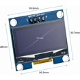 thumbnail image 2 of 5pcs 1.3 Inch 2 Display Module 12864 Pixels 1106 Screen Module Compatible/Raspberry Pi (White), 2 of 5