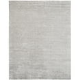 thumbnail image 4 of Handmade Linear Pattern Area Rug Pearl/Grey 7'6" x 9'6" 8' x 10', 4 of 5