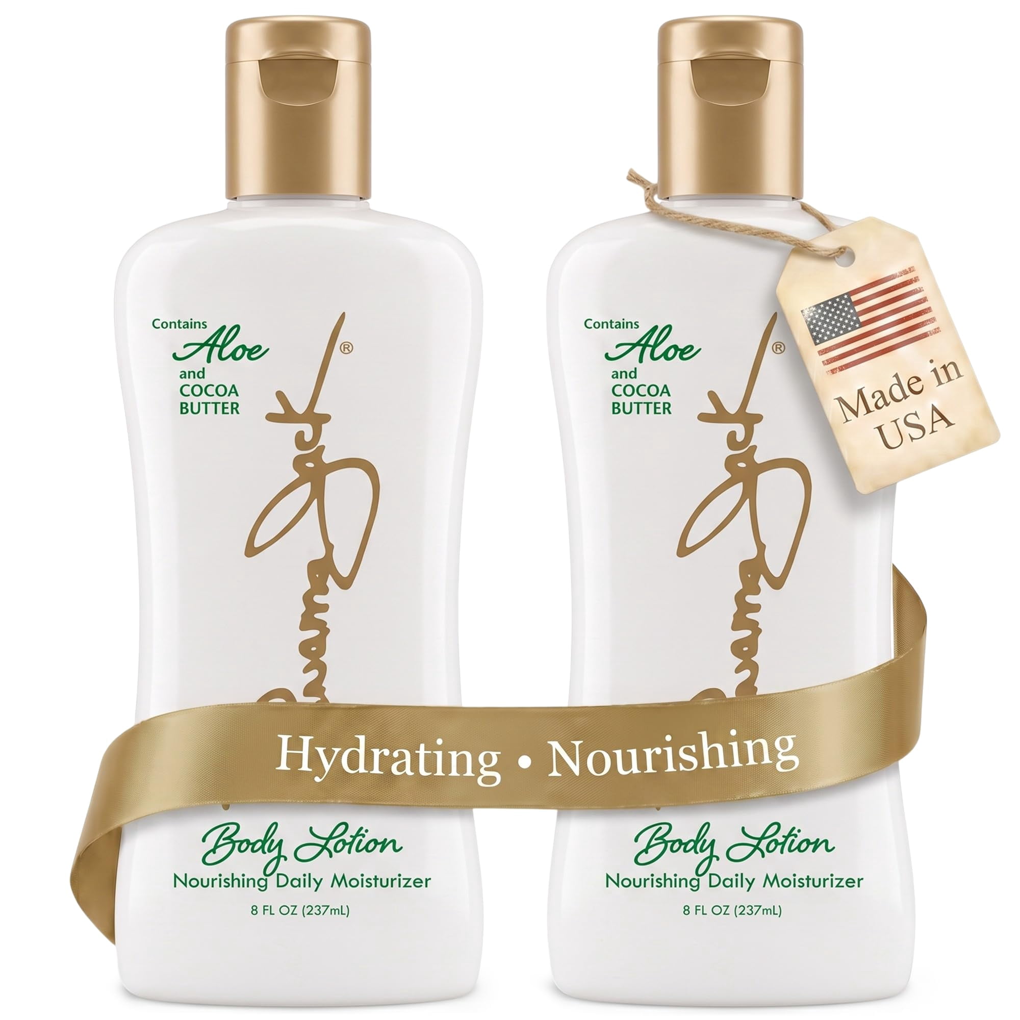 Panama Jack Aloe Vera Body Lotion, After Sun Lotion for Dry Skin, Nourishing Daily Moisturizer, 8 fl oz, 2 Pack