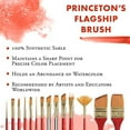 thumbnail image 7 of Princeton Brush Heritage Synthetic Sable Watercolor & Acrylic Brush, Round, 2, 7 of 7